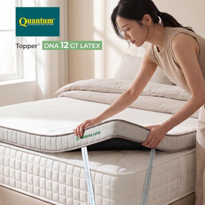 Topper Kasur Quantum Dna, Topper 12Cm, Topper Greentea Latex, Mattress Topper, Topper Latex, Topper