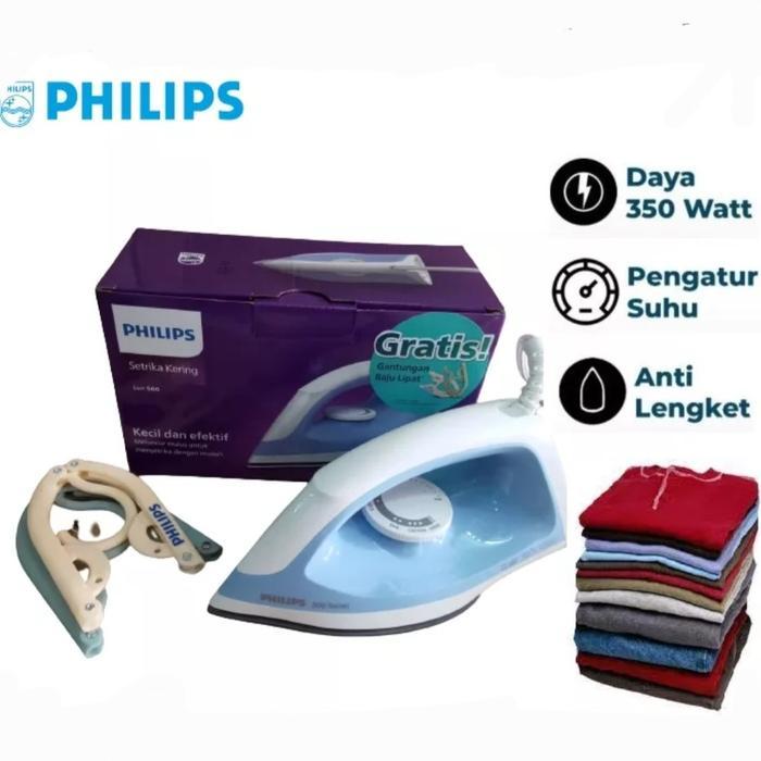 Setrika philips teflon anti lengket