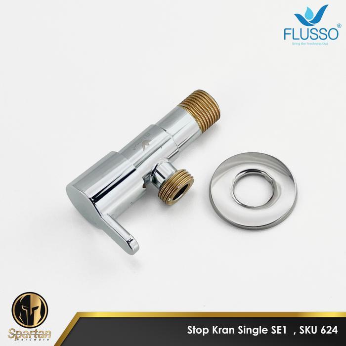 FLUSSO KRAN SE1 SK BRASS - STOP KRAN AIR FLUSSO 1/2