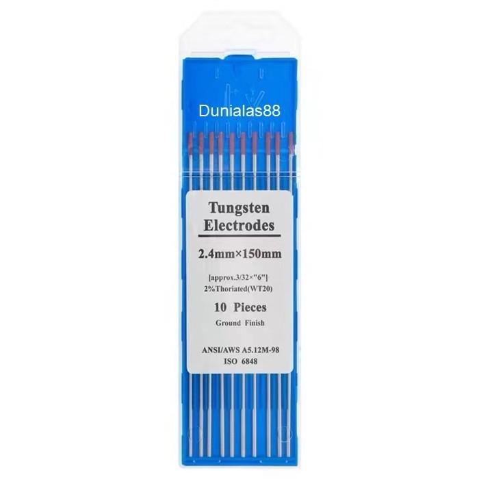 tungsten argon tungsten tig kawat las tungsten electrodes utk mesinlas