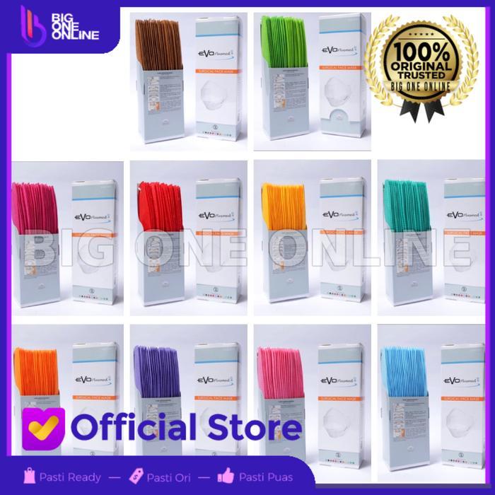 Masker Evo PLUSMED Original, Surgical Mask Evo, Masker Earloop Evo
