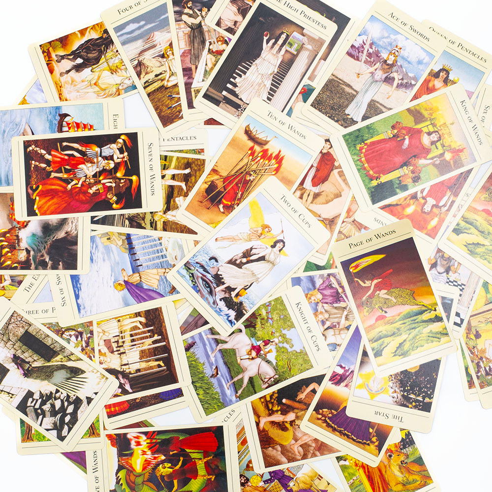 78pcs Mythic Tarot Card Game Divine Telling Board Game Family Party Supplies Ideal for Game Night &