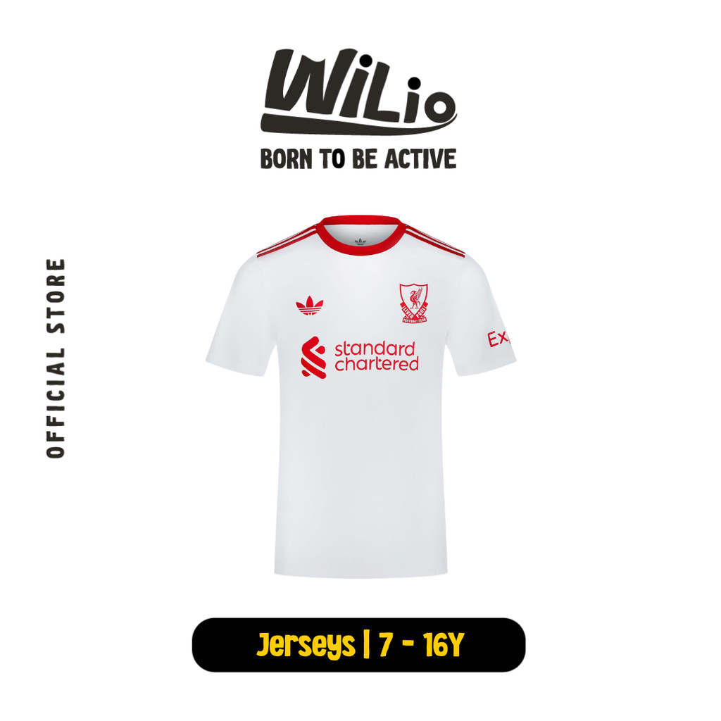 ADIDAS Lfc Liverpool Away Fan A Fy Jsy Se LE8200 - Jersey Anak (Putih)