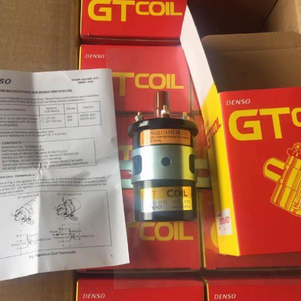 READY nition Coil Koil GT Pengapian 12V Kaki 3 Universal Denso Kijang 5K 7K Futura Carry L300 Japan