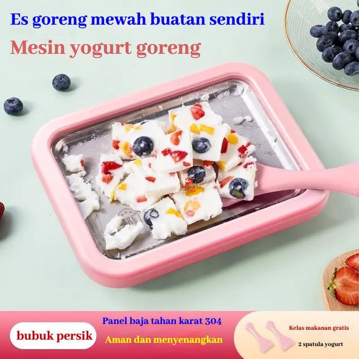 Promo Mesin Es Krim Khusus /Alat Pembuat Ice Cream Alat Pembuat Es Krim Ice Cream Roll Yogurt Maker