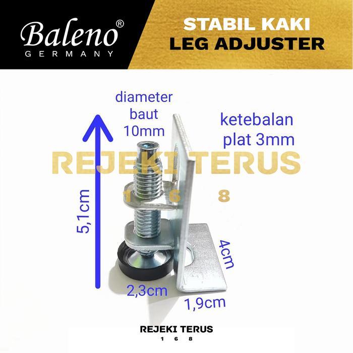 Stabil Kaki Leg Adjuster / Wardrobe Kitchen Lemari Foot Dapur Meja