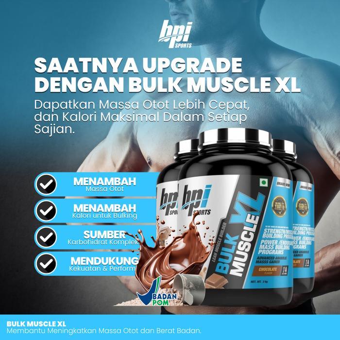 Terlaris BPI Bulk XL Weight Gainer BPI Bulk Muscle XL 15 lbs BPI Sports