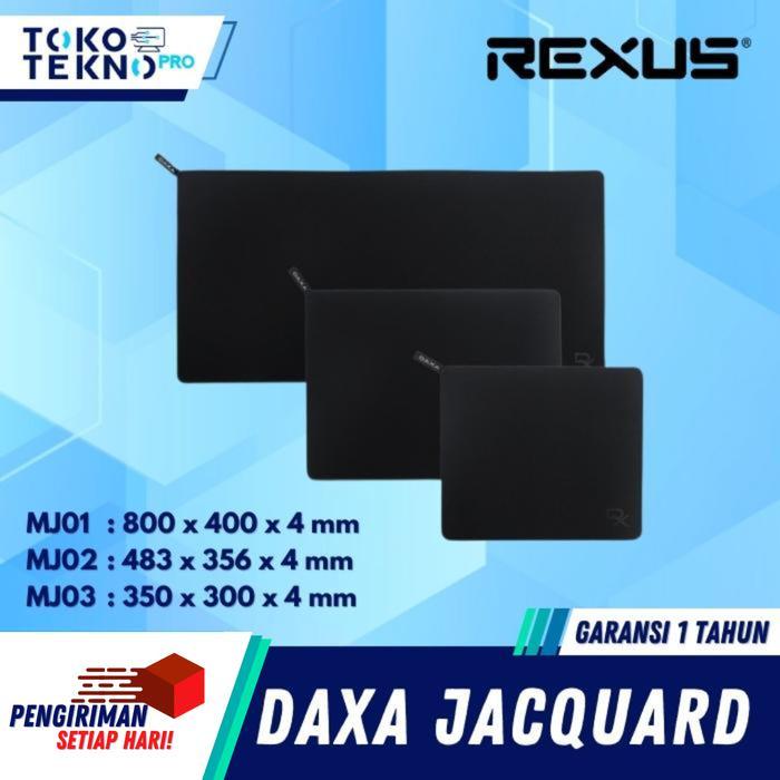 Flash Sale Rexus Daxa Jacquard Mj01 / Mj02 / Mj03 Deskmat Mousepad Gaming Original