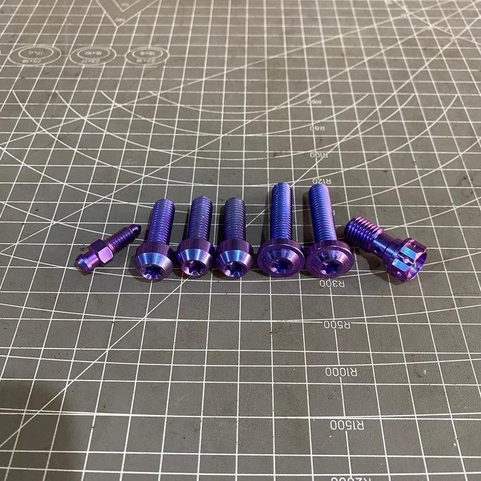 Kaliper Rcb S Series 2 Piston Set Baut Titanium Kaliper Rcb S Series Set Baut Titanium Kaliper Rcb