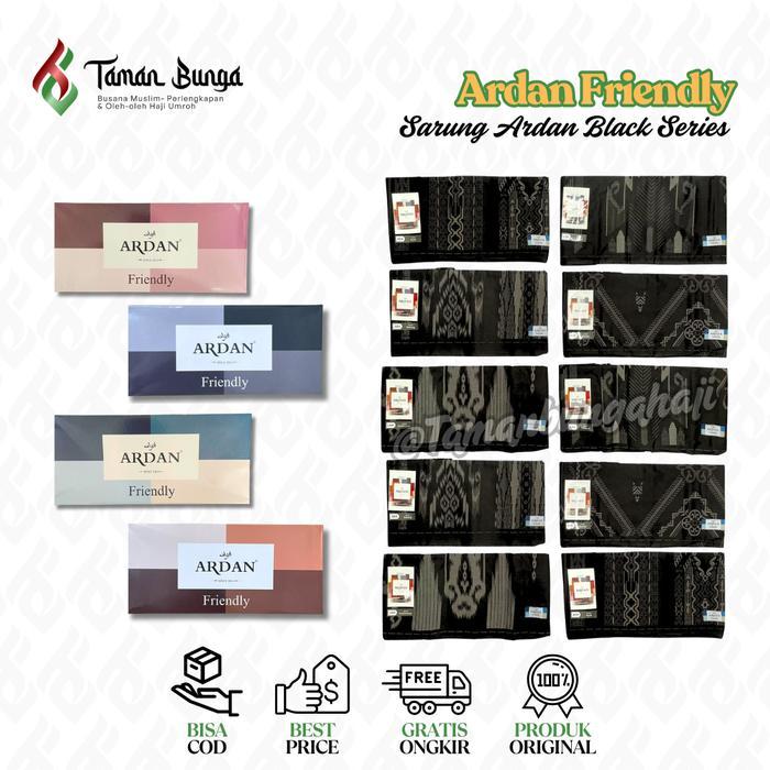 Sarung Ardan Hitam / Sarung Ardan / Sarung Terbaru Grosir & Eceran