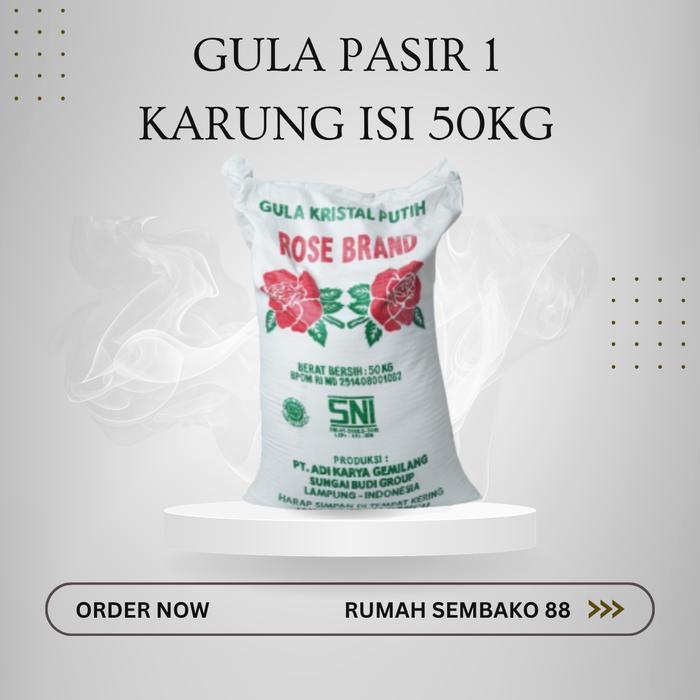 GULA PASIR ROSEBRAND 1 KARUNG ISI 50KG