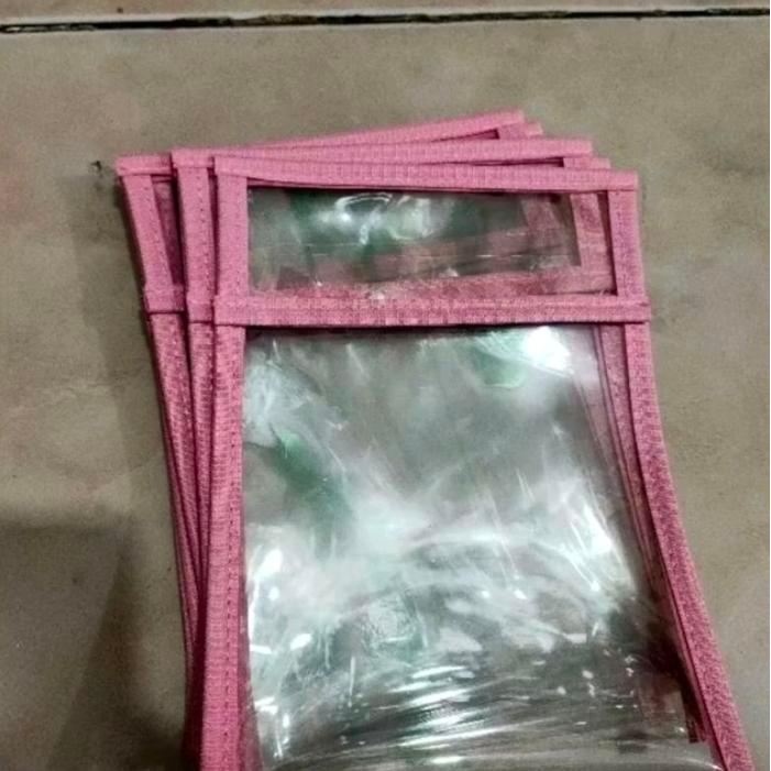 SALE kantong buku tabungan polos mika tebal