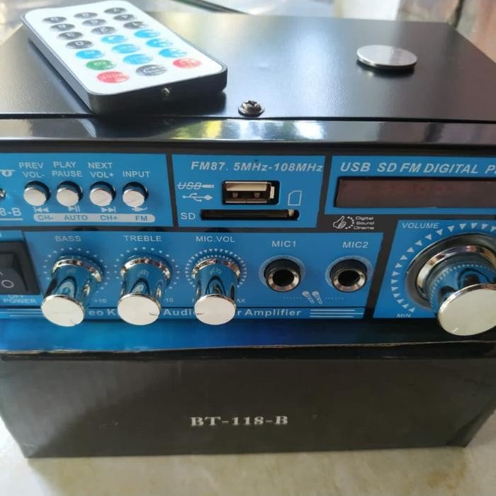 amplifier mini betavo BT 188 B bluetooth USB jack mic karaoke
