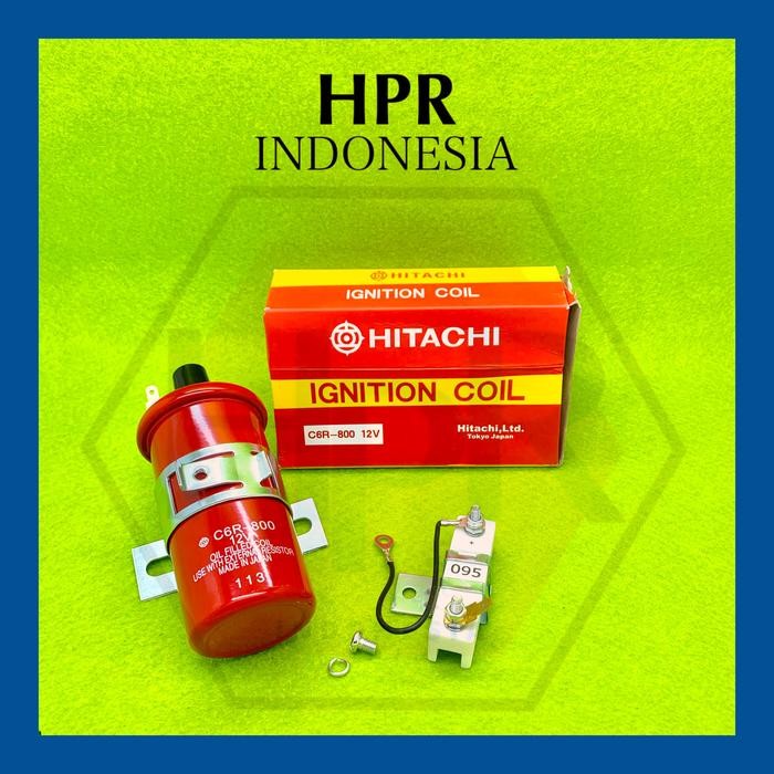 Koil Ignition Coil Hitachi 12V C6R-800 Daihatsu Charade G10 G11