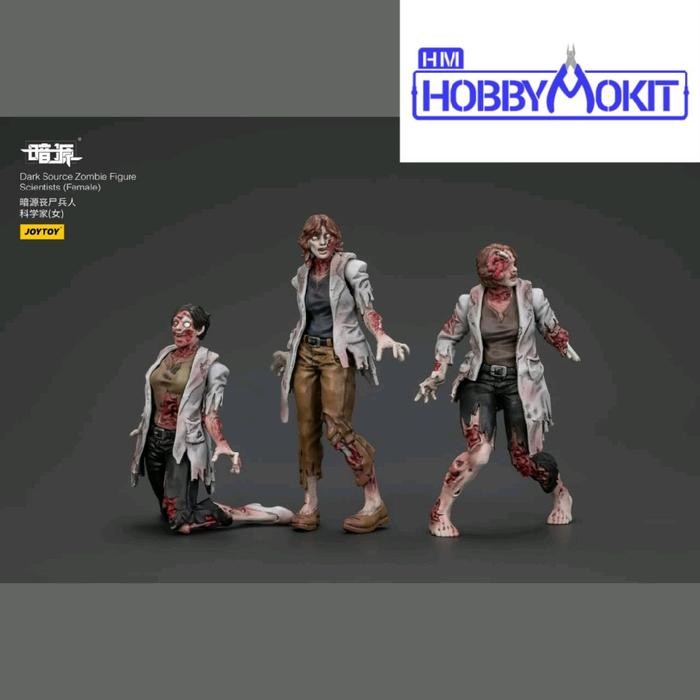 Siap Kirim Joytoy JT01611 Dark Source Zombie Fure Scientists (Female)