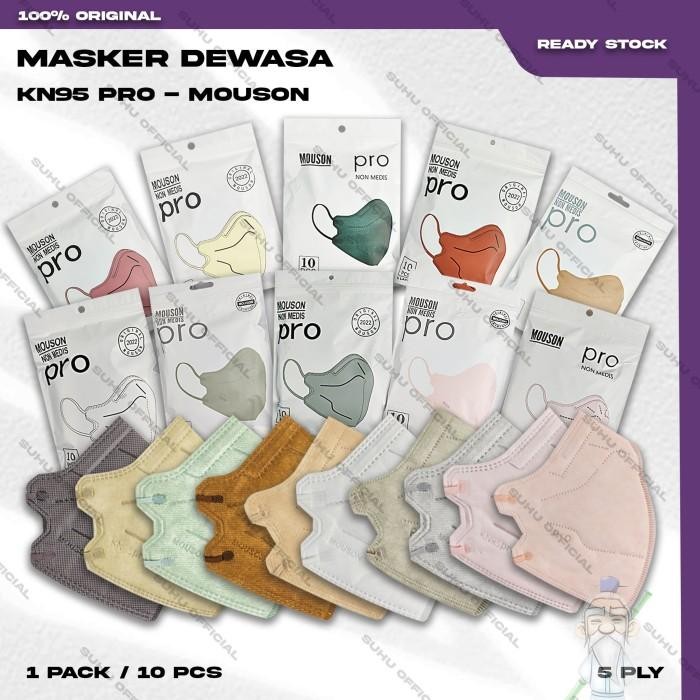 New Masker KN95 Mouson 5ply AKL KEMENKES 1Box 50pcs Surgical Premium