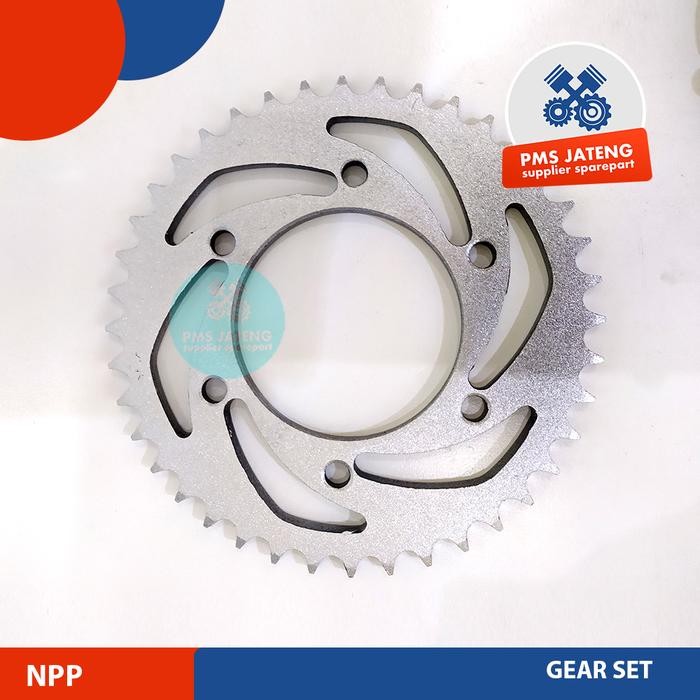 GEAR SET VERZA GIR SET CHAIN KIT NPP GEAR MOTOR