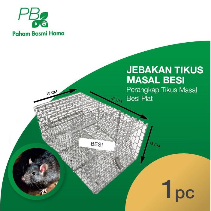 Jebakan Tikus Masal Besi - Perangkap Tikus Masal - Besi Plat - 1 PCS