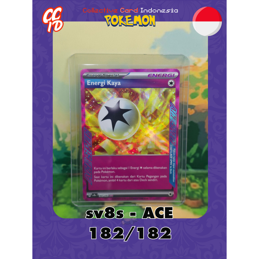 Energi Kaya ACE | sv8s 182/182 | Pokemon TCG Indonesia Kilat Rasi