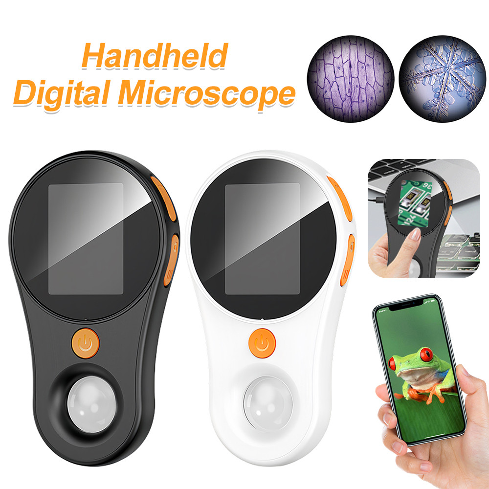 500X/60-120X Handheld Digital Microscope 2 MP Electronic Coin Magnifier 8 LED Light HD Magnifier