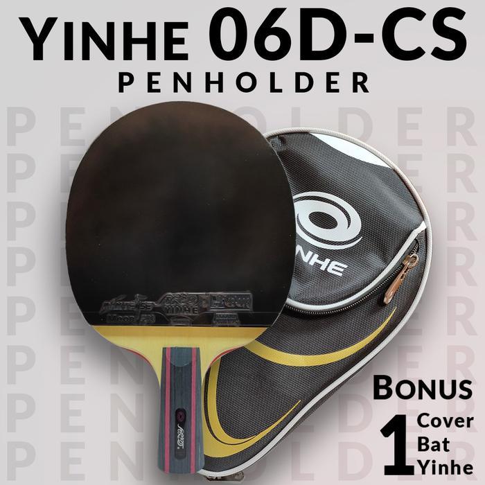 STOK TERBATAS  KAYU BAT TENIS MEJA PINGPONG BET YINHE 06B PENHOLDER PREMADE BLADE TERJANGKAU