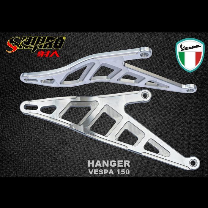 Breket Knalpot Vespa Matic 150 Shijiro Racing Original