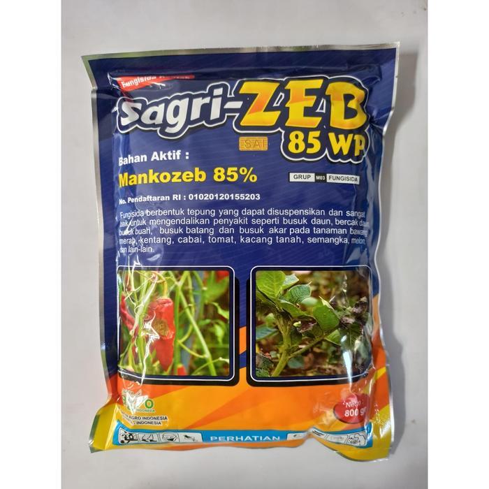 Fungisida Mankozeb Sagri-Zeb Sagri Zeb 85Wp Isi 800Gr Dari Satya Agro