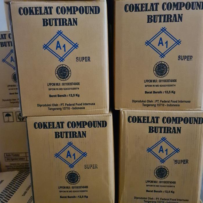 Terenak- 1 Karton Meses A1 Biru Super Mesis Coklat 12.5 Kg