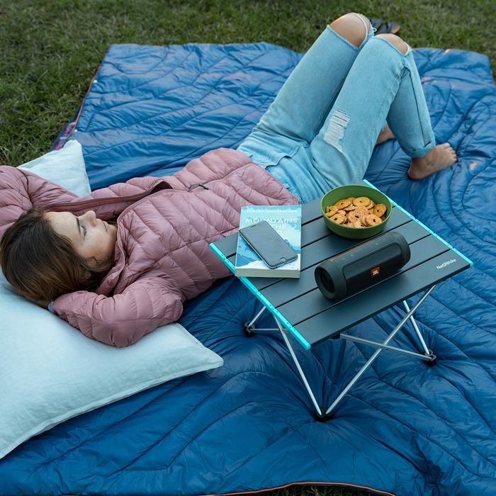 Meja lipat naturehike NH19Z008-Z meja camping aluminium