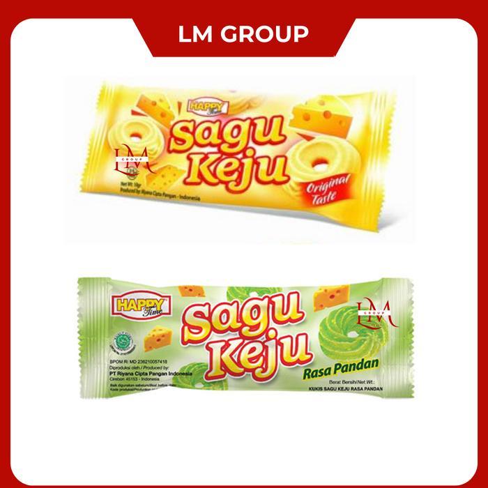 LEZAT" SAGU KEJU HAPPY TIME 1 PACK ISI 20 PCS @10GR LM SNACK