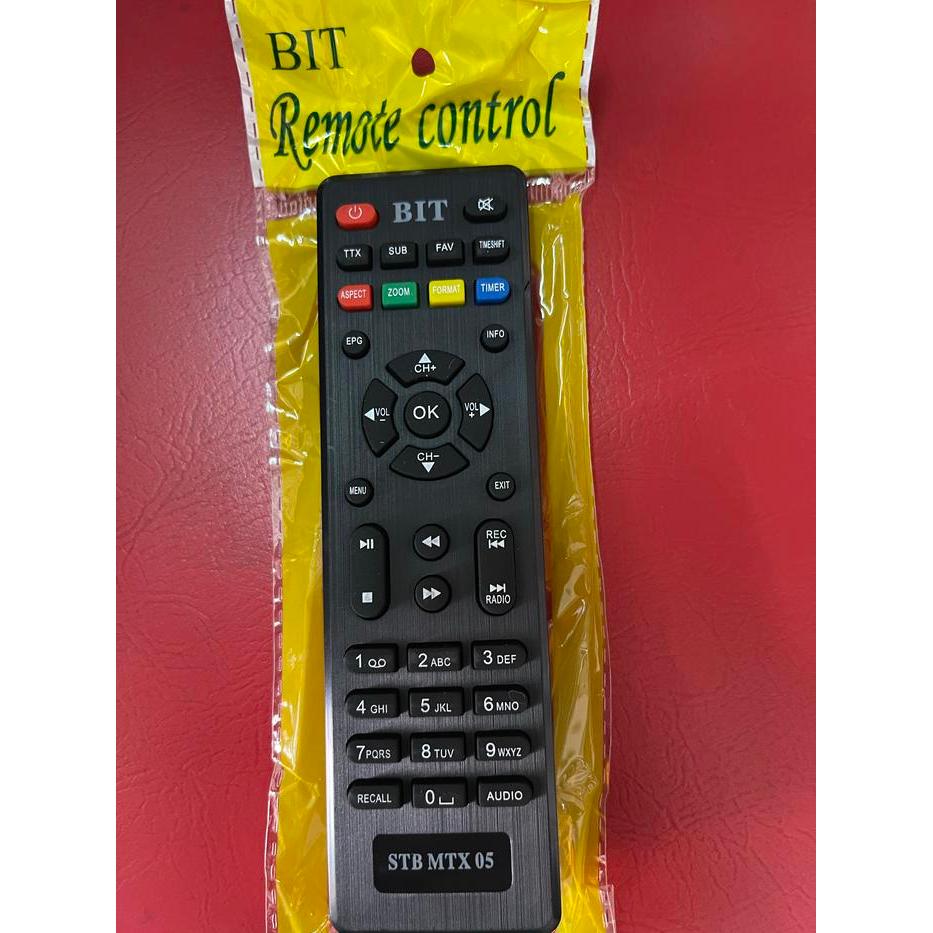 Remote STB Matrix apple HD merah Set top Box