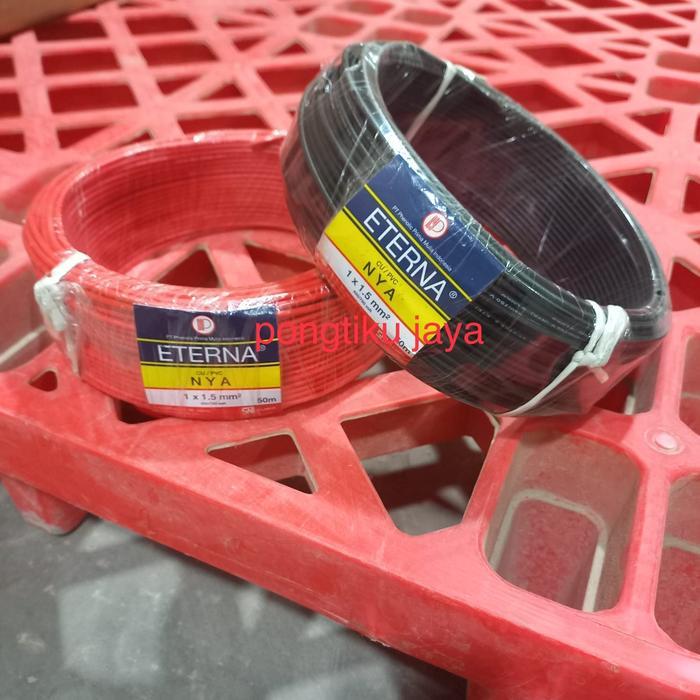 Kabel Nya 1,5 Eterna 50Meter Kabel Tunggal Tembaga