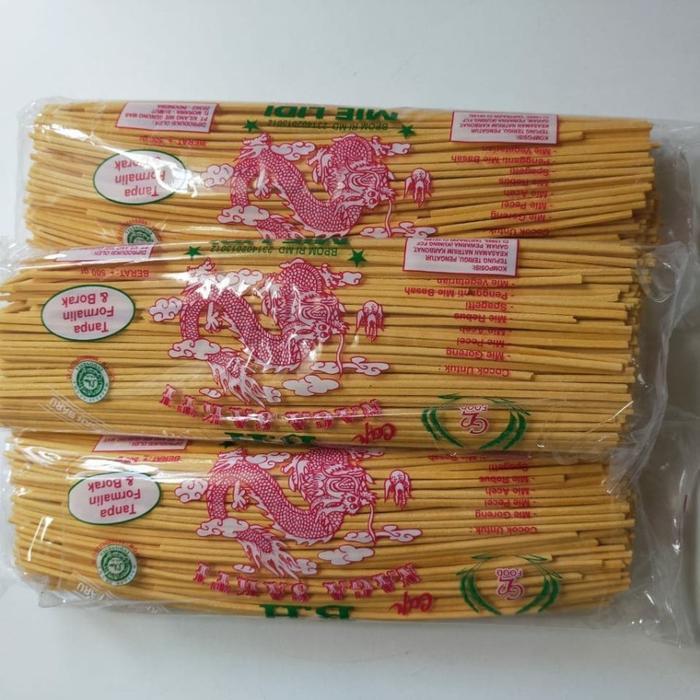 Mie Lidi cap Naga Sakti Api 500 gr Medan / Mi Gomak / spageti spagetti