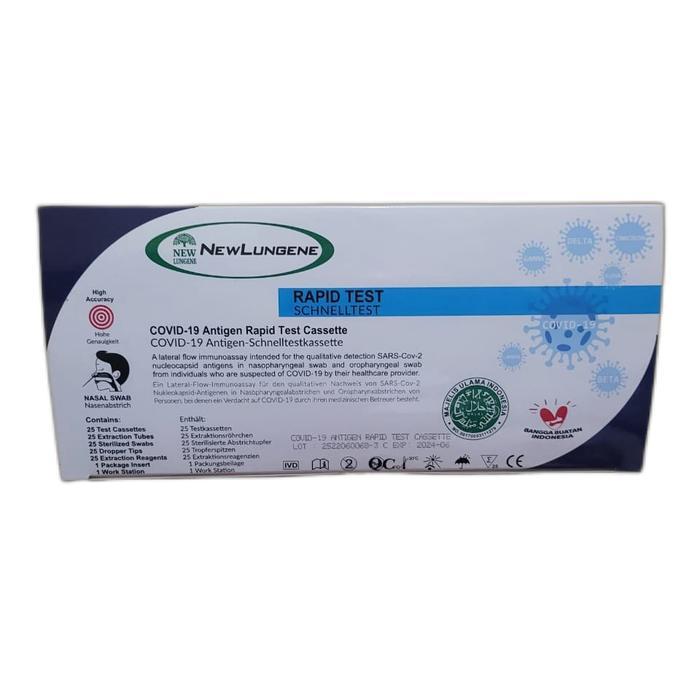 SWAB TEST ANTIGEN NASAL CLUNGENE IND TAISHAN BIRU ORIGINAL ISI 25 PCS