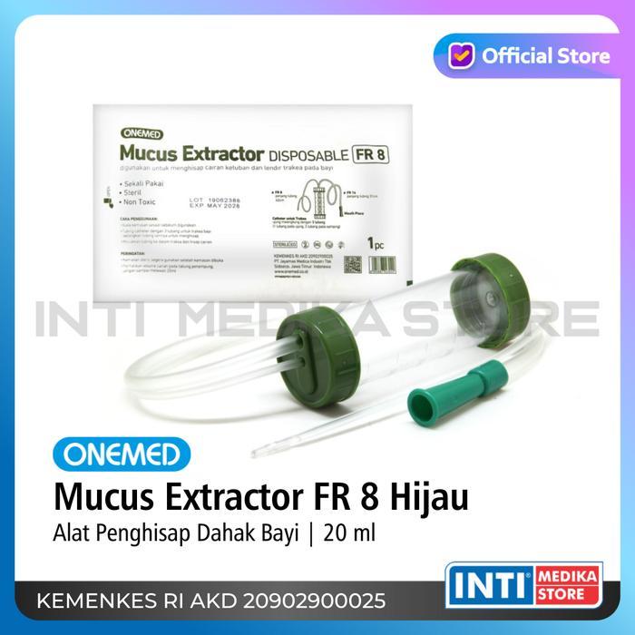 ONEMED - Mucus Extractor FR.8 Hijau Alat Penyedot Lendir Dahak Bayi