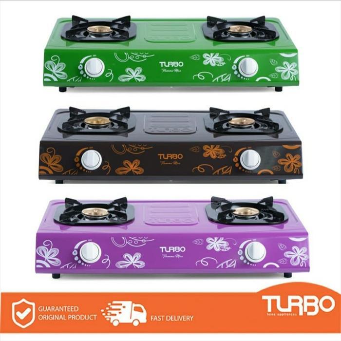 vowk- Turbo Kompor Gas 2 Tungku Gs2077 Gs-2077 Gs 2077 - Ungu