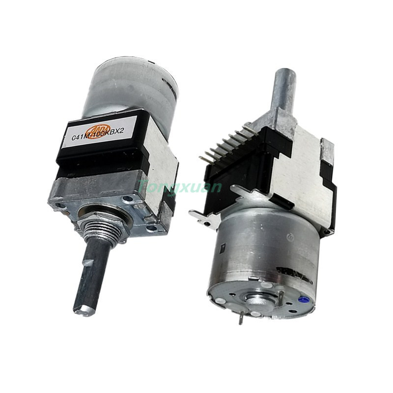 1pc ALPS Motor Drive Potentiometer B100Kx2 RK16812MG098 100KBx2 Dual
