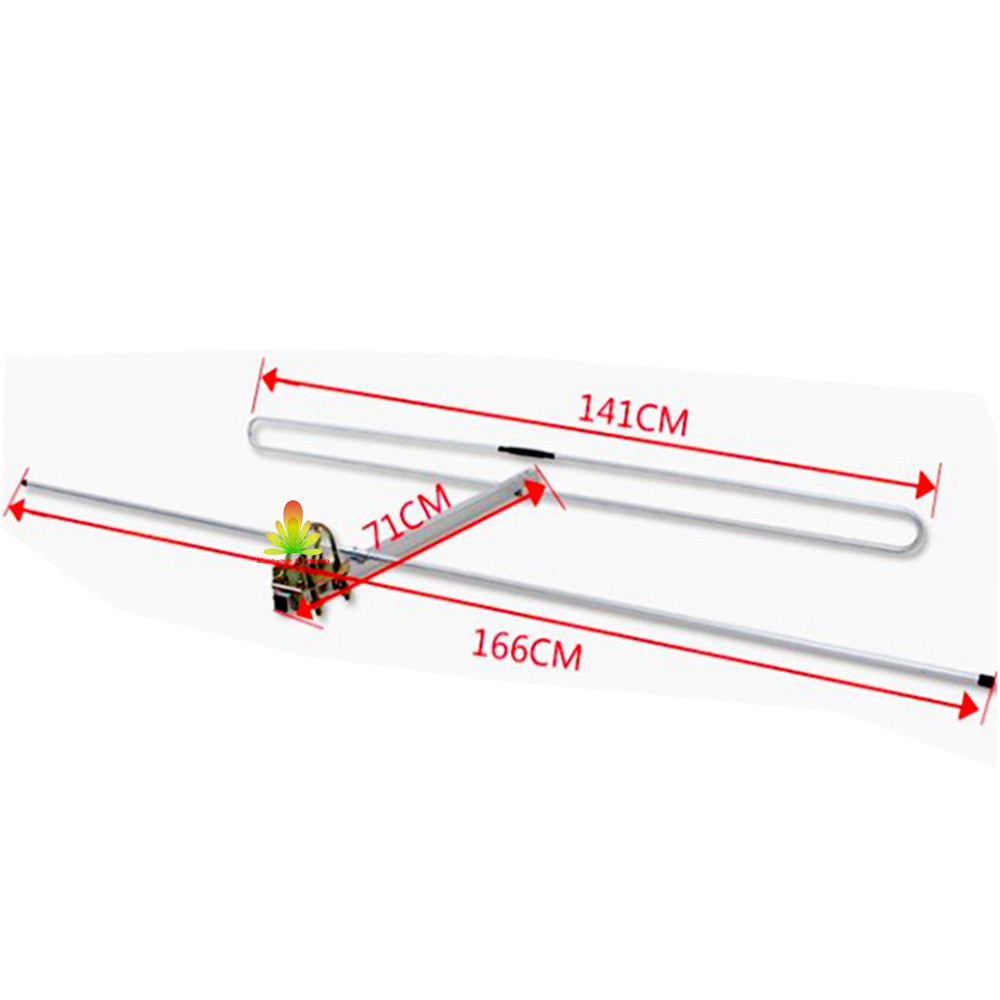 FM Yagi Antenna 88-108MHz Fish Bone Antenna Stereo FM Broadcasting Communication Outdoor Directional