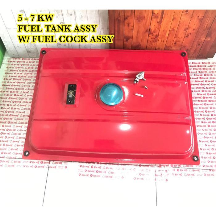 Fuel Tank Assy W/ Fuel Cock Tangki Bensin Genset 5Kw 6Kw 7Kw 8Kw 5000 Ready