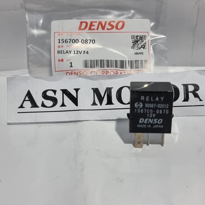 Baru Relay Denso Toyota Hino 4 Kaki 4 Pin 156700-0870 Ori Denso Thailand Ori Berquality
