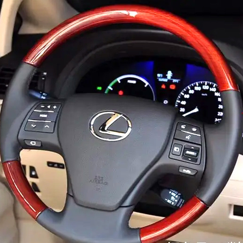 Customized Non-slip Breathable Leather for Lexus RX270 RX350 RX450 2010-2015 Car Steering Wheel Cove
