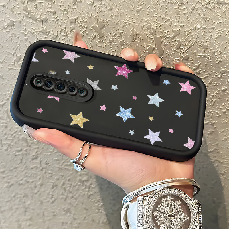Casing Hp Untuk OPPO Reno 2F Reno 2Z Reno2 F Reno2 Z Case Bintang berwarna Softcase Kesing Premium M