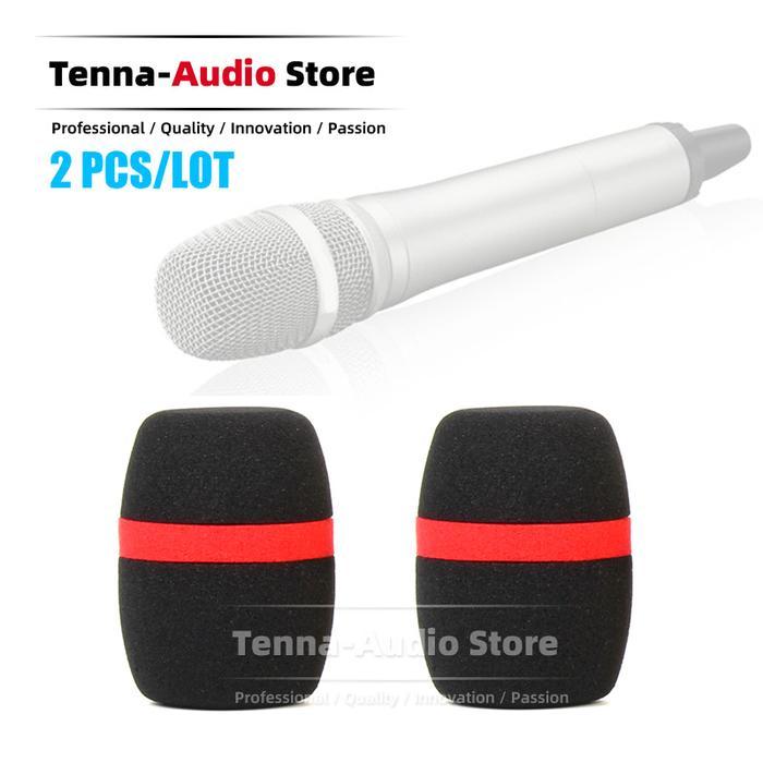 Busa Mic Sponge 2Pcs Anti Pop Filter Microphone Foam Cover Handle Senheiser Skm 100 300 500 Mzw