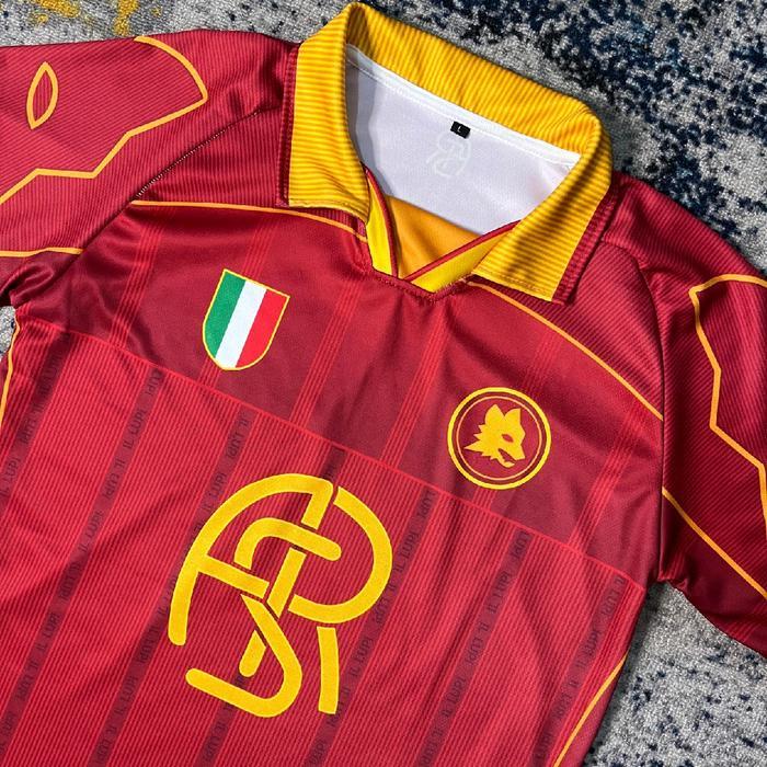 JERSEY FANTASY STB AS ROMA/JERSEY VINTAGE/JERSEY AS ROMA/JERSEY LIGA ITALY/JERSEY RETRO/JERSEY