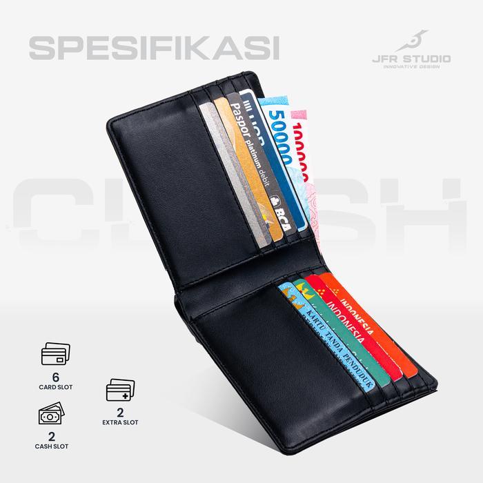Eiger - Dompet Pria Slim Minimalis Kanvas Premium - Clash Wallet Jp93
