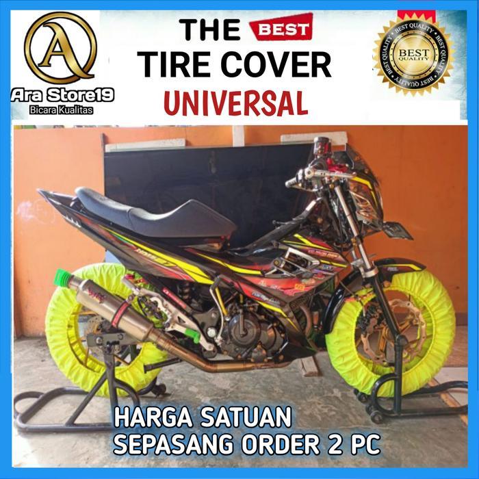 Sarung Cover Ban Motor Road Race universal Bahan Tebal