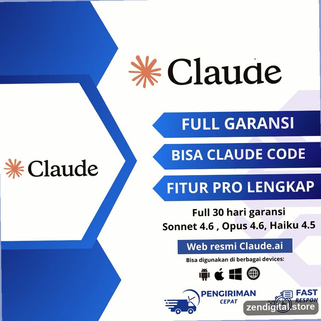 Claude AI Pro Max 1 Bulan Claude Code Langsung Aktif