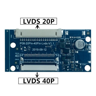 7-inch 8-inch and 10-inch LED LCD Display Screens with TTL RGB to LVDS Interface Driver Adapter