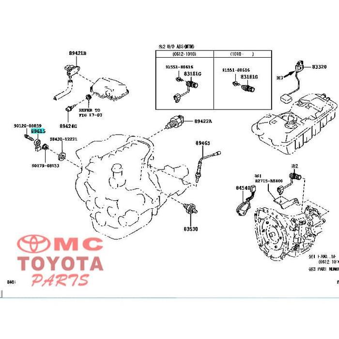 Sensor Knock Knok Control Avanza Rush Calya Agya Xenia 89615-Bz040