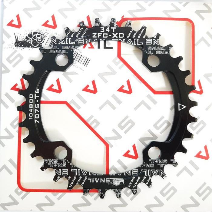 Chainring 34T BCD104 Sepeda singgle speed narrow wide chainring